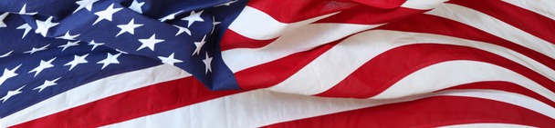 flaga USA banner - Zdjęcie, obraz