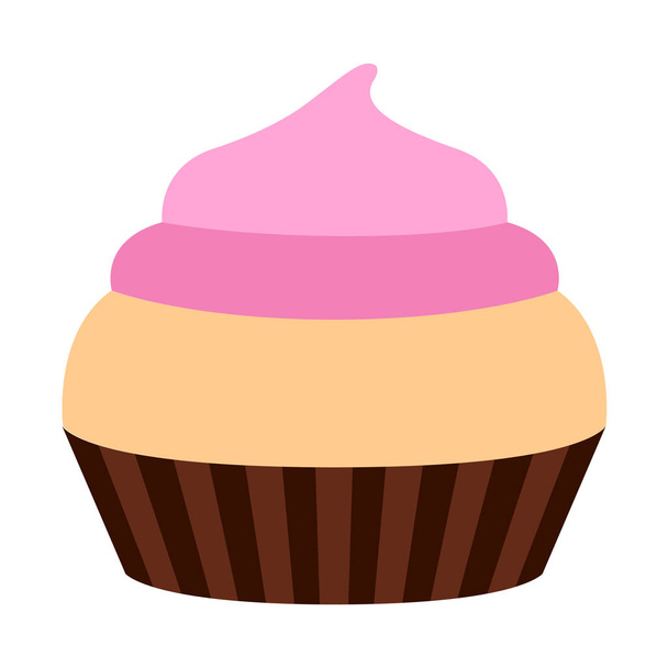 Birthday cupcake icon - Wektor, obraz