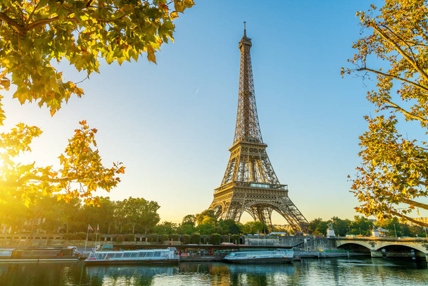 Paris Eiffel Tower, France - Fotoğraf, Görsel