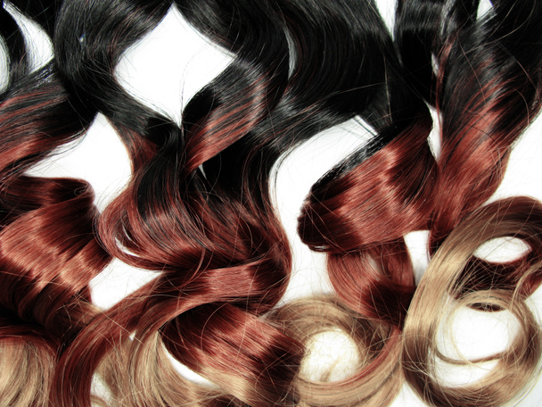 волосся фон кучерявий омбре стиль моди абстрактна текстура
 - Фото, зображення