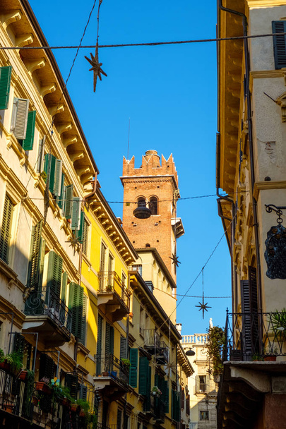 Beautiful old streets of Verona, Veneto region, Italy. - Foto, Bild