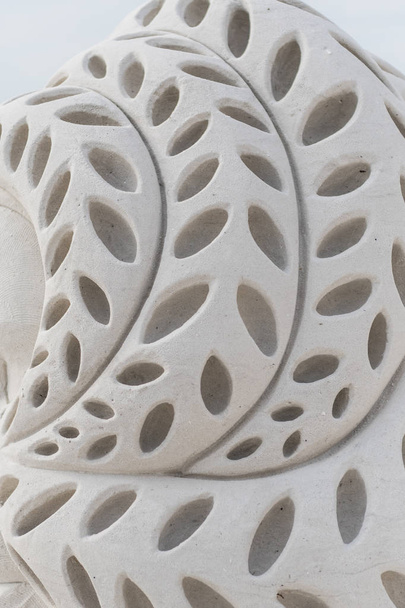Texture oblongue sculptée en sable
 - Photo, image