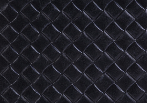 Leather with imprinted geometrical drawing - Photo, Image