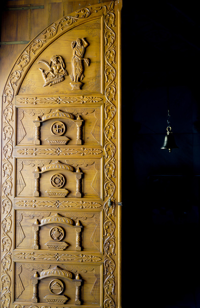 ジャイナ教テンペルのドア - 写真・画像