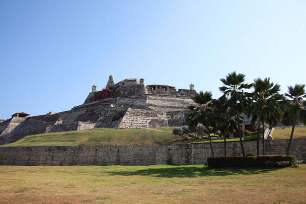 San Felipe de Barajas es una fortaleza en la ciudad de Cartagena, Colombia
. - Foto, Imagen