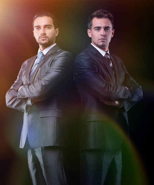 portrait of two business partners - Фото, изображение
