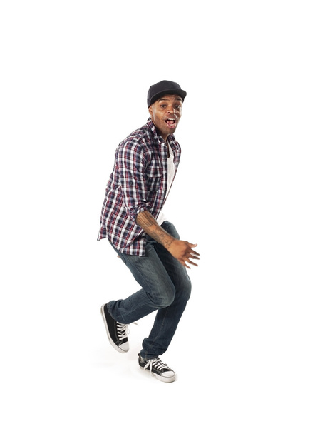 dançando homem americano africano
 - Foto, Imagem