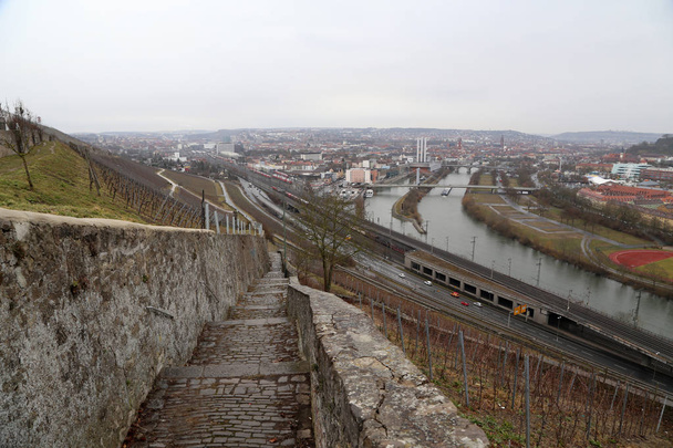 panoramabild der stadt wrzburg (deutschland) - Foto, Bild