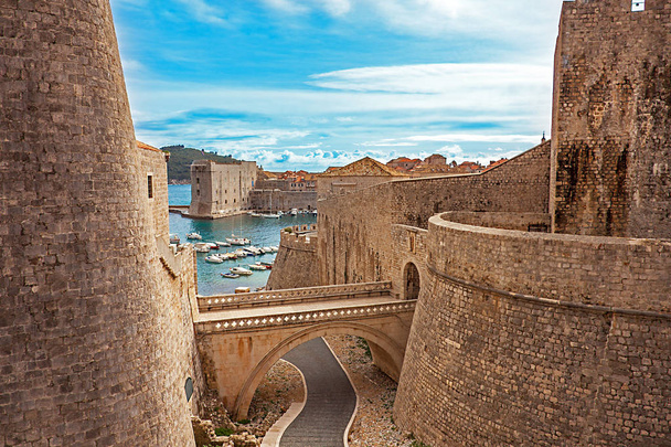 Altstadt und Hafen von Dubrovnik Kroatien - Foto, Bild
