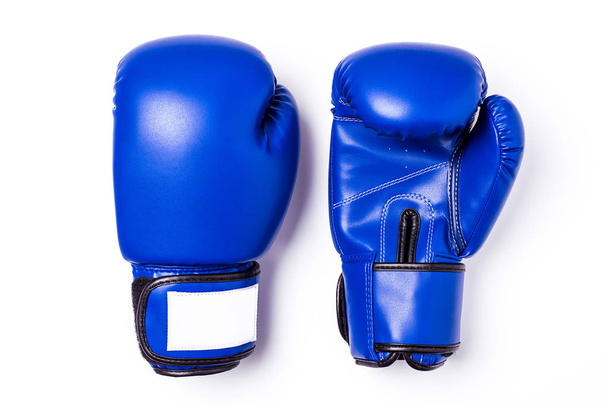 Boxing gloves isolated on white background. - Foto, afbeelding