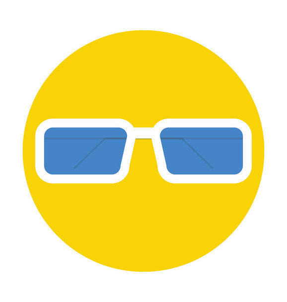Sunglasses Flat Vector Icon - Διάνυσμα, εικόνα