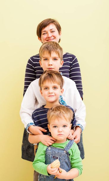 Mother with sons  - Foto, Bild