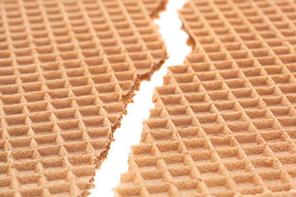 Brown wafer background - Foto, Imagen