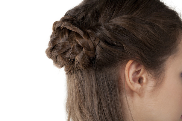 beautiful braiding hair - Photo, Image