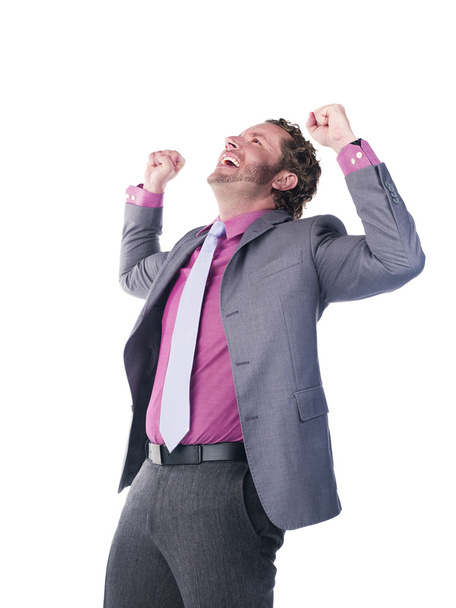 doctor rejoicing in success - Fotó, kép