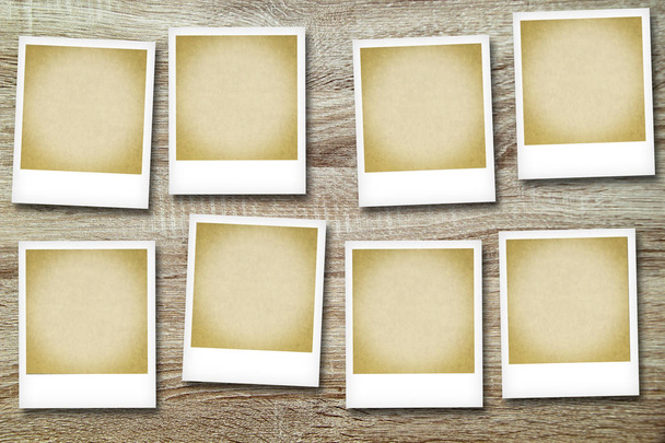 Винтажный шаблон фоторамки Polaroid
  - Фото, изображение