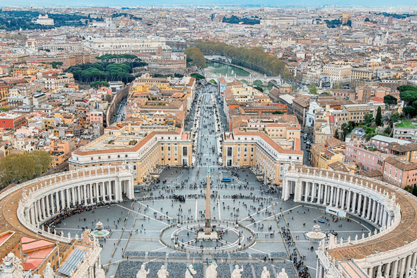 cityscape of vatican city square - Foto, Imagem