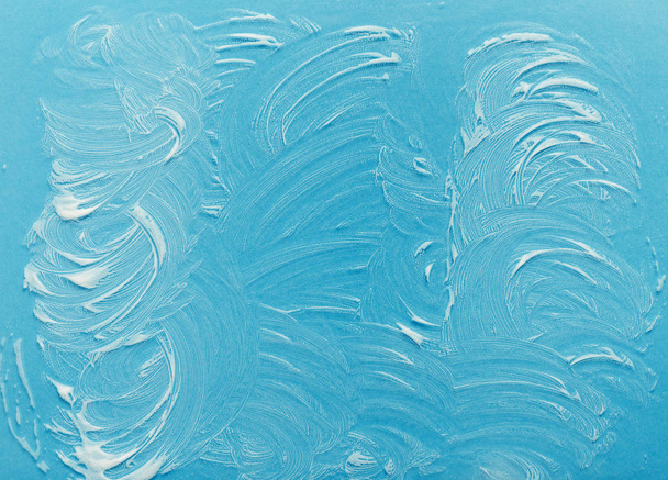Detergentu pianki na szkło tło - Zdjęcie, obraz