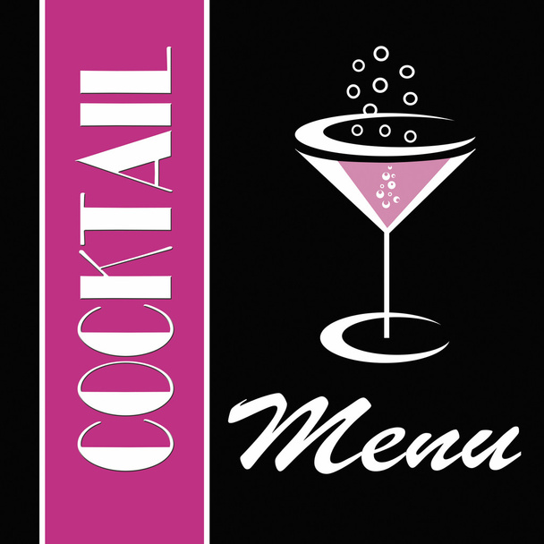 Cocktail-valikko - Valokuva, kuva