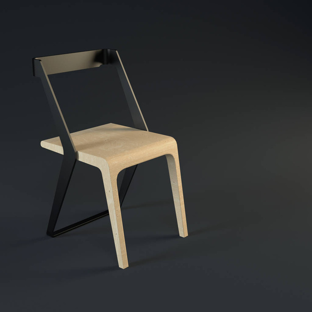 Ruban stoel / goed voor interieur presentaties - Foto, afbeelding