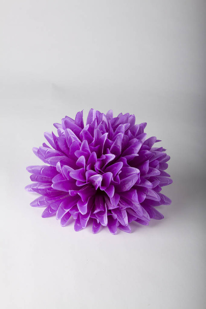 flower, artificial flower, flower of violet color, dahlia - Zdjęcie, obraz