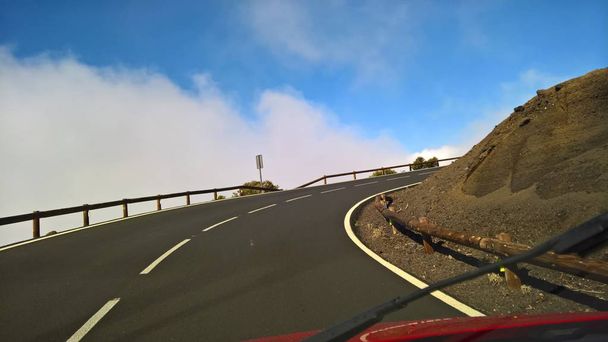 die Vulkanlandschaft von Teneriffa el teide - Foto, Bild