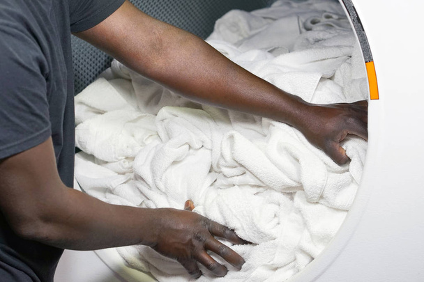 Hotel linen cleaning services - Photo, Image