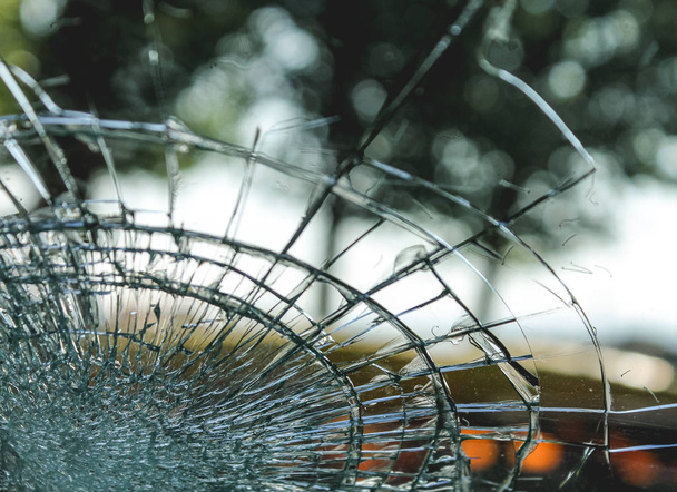 Cracked Glass Windsheild - Photo, Image