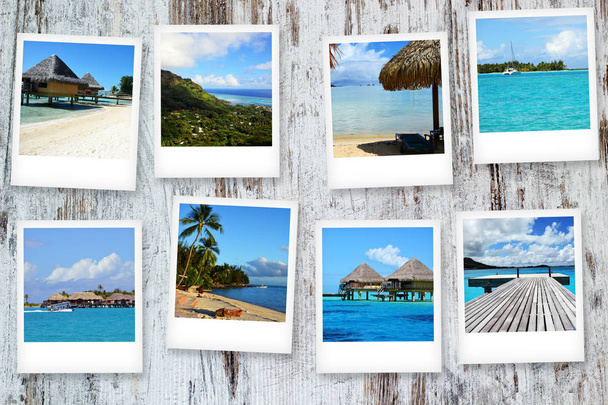 Vistas Polaroid de la Polinesia
 - Foto, imagen