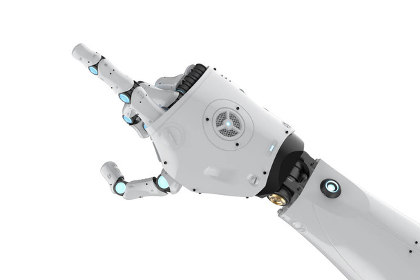 cyborg arm isolated - Foto, Imagen