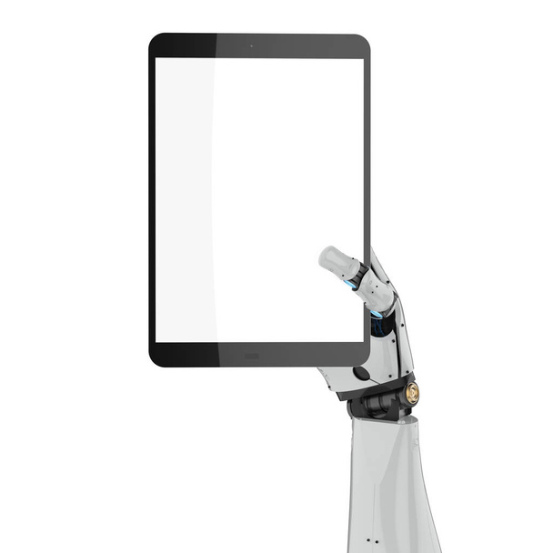 tableta de retención robot
 - Foto, imagen