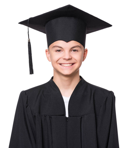 Graduate teen boy student - Fotoğraf, Görsel
