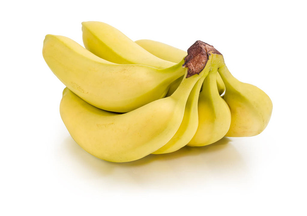 Cluster di banane su sfondo bianco
 - Foto, immagini