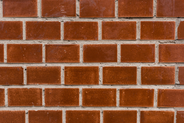 Building wall with brown tiles background - Photo, Image