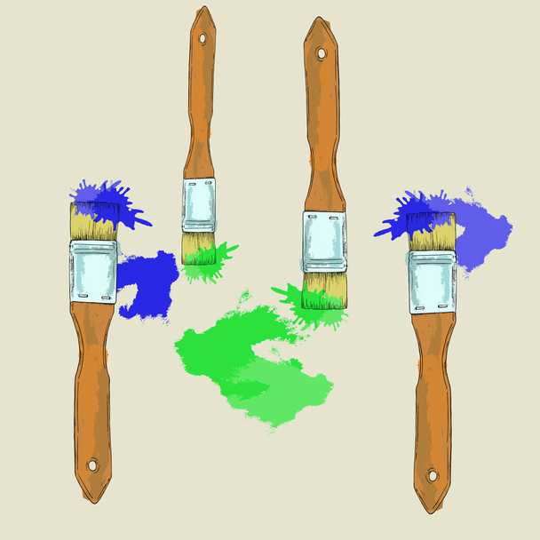Векторна ілюстрація дизайну красивих лакофарбових труб фону візерунка
 - Вектор, зображення
