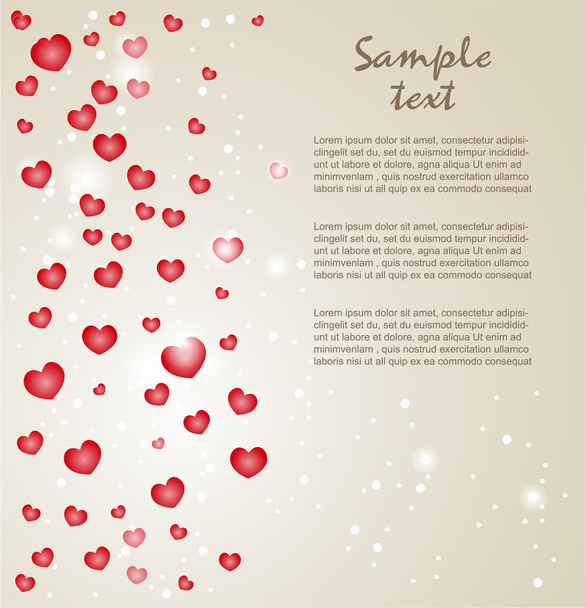 Valentine`s Day card - Vector, Image