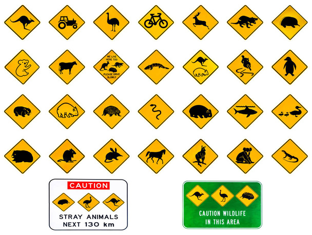 Avustralya uyarı işaretleri - Fotoğraf, Görsel
