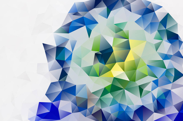 vector veelkleurige abstracte achtergrond van effect geometrische driehoeken - Vector, afbeelding