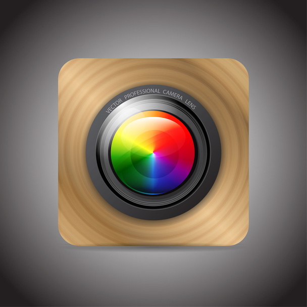 Vector camera application - Vetor, Imagem