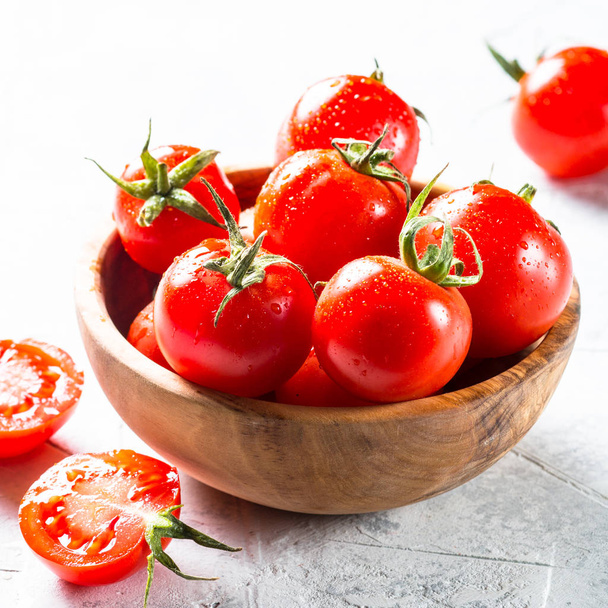 Tomatoes cherry close up. - Fotó, kép