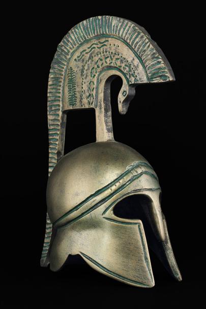 Antigua réplica de casco griego
 - Foto, Imagen