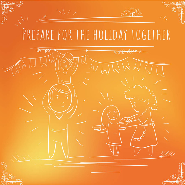 Hundred important reminders - notes - Prepare for the holiday to - Vector, Image