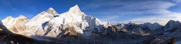 mount Everest sunset panoramic view - Photo, Image
