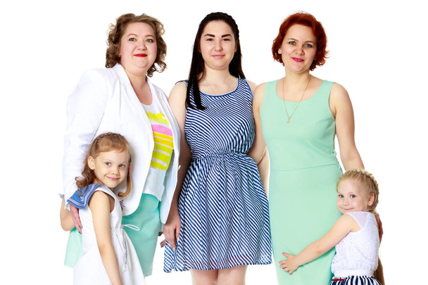 Happy family with young children - Valokuva, kuva