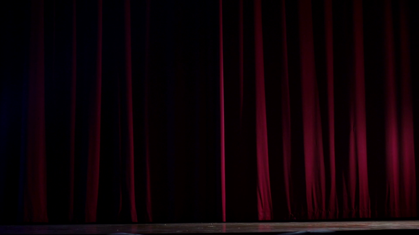 Balett lány lába Show a színpadon - Felvétel, videó