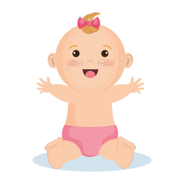 χαριτωμένο μωρό σχεδιασμού - Διάνυσμα, εικόνα