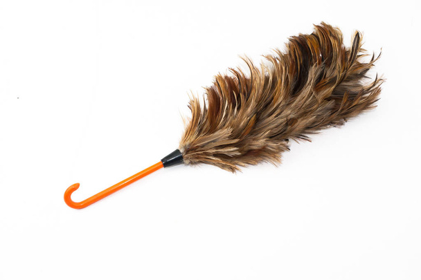 Feather broom isolated - Photo, Image