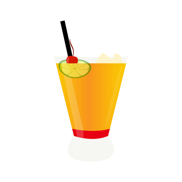 Abstract delicious coctail - Vector, Image