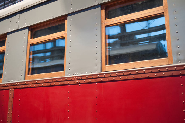 Windows of old train - Photo, Image