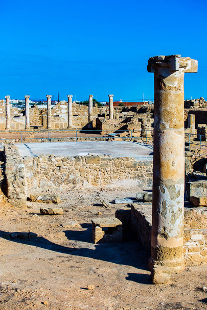 Cyprus Paphos archeological site - Foto, Bild